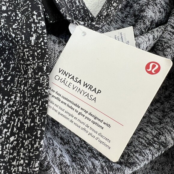 Lululemon Womens Vinyasa Wrap Heather Grey NWT - Picture 3 of 4